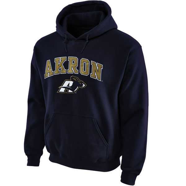 Men's Akron Zips Midsize Arch Pullover Hoodie - Navy Blue,We sell and wholesale Men's Akron Zips Midsize Arch Pullover Hoodie - Navy Blue on line form chian!